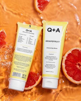 Q+A Grapefruit Cleansing Balm moisturising and soothing grapefruit face cleansing balm - 2