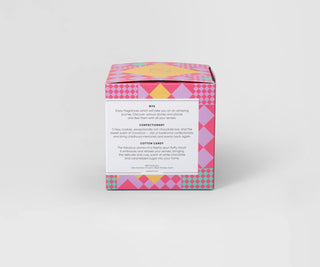 Mys vanilla and cotton candy scented soy candle in a ceramic pot - 2