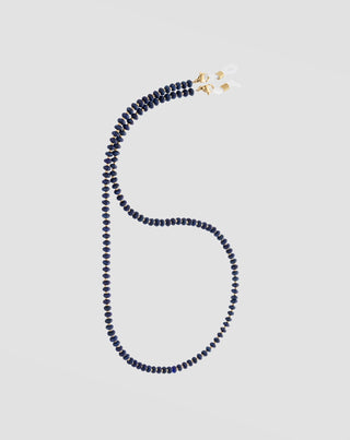 Natural stone lapis lazuli eyeglass chain Mys - 1