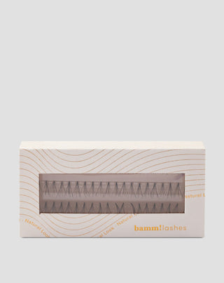 Bamm!Lashes Natural Look eyelash tufts for a natural lengthening effect