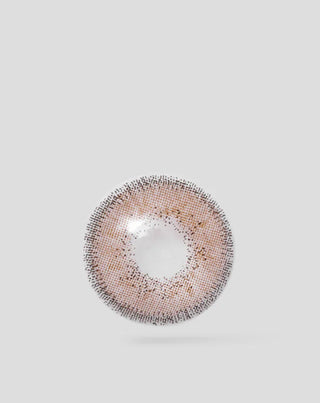 Hazelnut brown zero power monthly coloured contact lenses Brown Moons No. 2 Ovio - 2