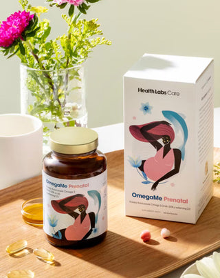 OmegaMe Prenatal Omega-3 Fatty Acids DHA and EPA from Fish with Vitamin D3 Health Labs Care 60 Capsules - 2
