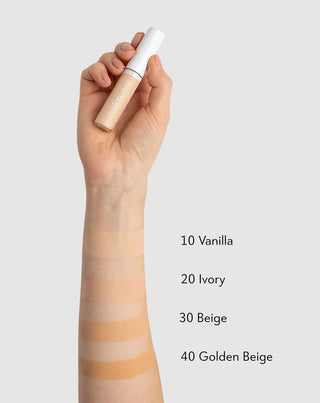 Concealing Under-Eye Corrector Smoothing Fine Lines Shade 40 Golden Beige Run for Cover Paese