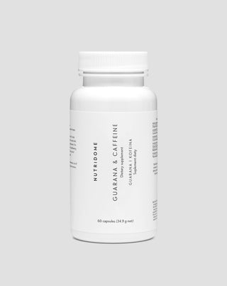 Guarana and caffeine for concentration, focus, and higher energy levels Nutridome 60 pcs
