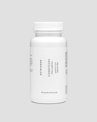 Cordyceps Extract 1200mg 7% Cordycepic Acid Energy Immunity Nutridome 60 Capsules