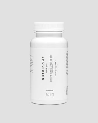 Lion’s Mane suplement z soplówką jeżowatą na pamięć i pracę mózgu Nutridome 60 kapsułek_1 - 1