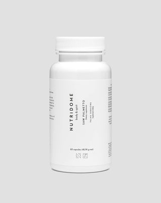 Saw palmetto 550 mg for prostate support and hormonal balance Nutridome 60 capsules - 1