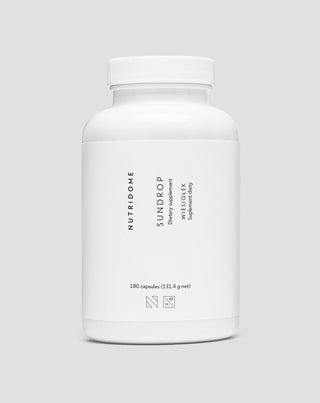 Evening primrose oil 1000 mg with omega-6 and 9 for healthy skin and lowering LDL cholesterol Nutridome 180 pcs.