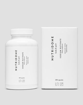 Sodium butyrate 620 mg/day for intestinal, inflammatory and bacterial flora disorders Nutridome 180 pcs
