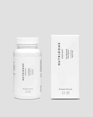 Silymarin 200 mg for liver support and natural body detoxification Nutridome 60 pcs. - 2