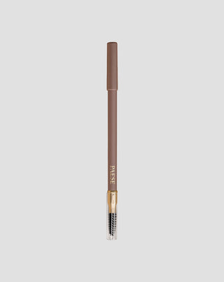 Paese Soft Brown durable powder eyebrow styling pencil with detangling brush - 1