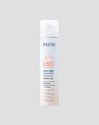 Ultralight makeup protection mist with SPF50 sunscreen by Paese - 1