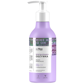 Revitalizing Hair Conditioner for Dyed Hair with Blackberry and Plum Extracts so!flow - 1