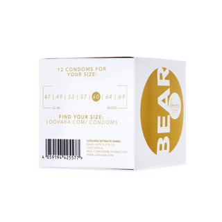 Loovara Bear 60 vegan condoms 12 pcs. - 2