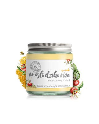 Regenerating wild rose butter with honey for dry skin in need of revitalization E-Fiore - 1