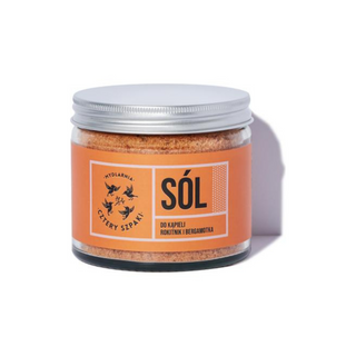 Sea-buckthorn and Bergamot bath salt alleviating the effects of stress Mydlarnia Cztery Szpaki - 1