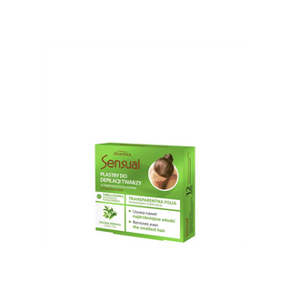 Transparent Face Depilation Strips with Green Tea Sensual Joanna - 1