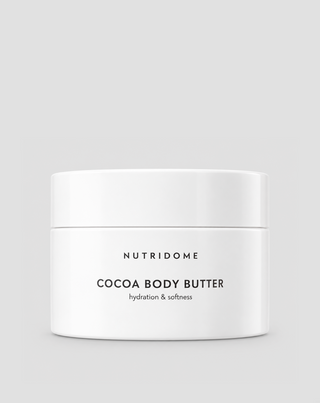 Cocoa Butter Body Cream with ceramides natural oils, and Vitamin E Nutridome