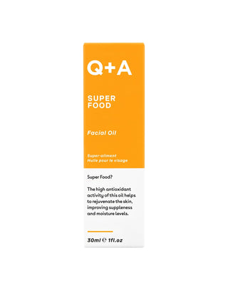 Q+A Super Food Facial Oil – revitalising facial oil with Vitamins A, C, E & F - 2
