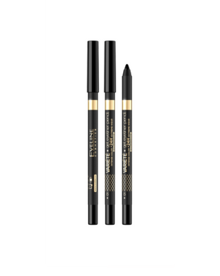 Gel Eye Pencil with Soft, Intensely Pigmented Formula No. 01 Black Variete Eveline - 1