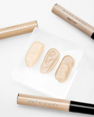 Nutridome full-coverage under-eye concealer with vitamin C for imperfections for fair skin - 3
