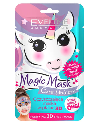 Purifying 3D sheet mask, Eveline Unicorn - 1