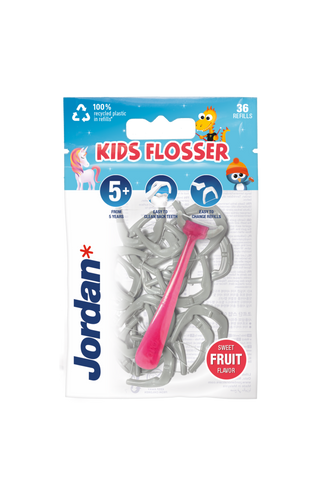 Replacement Flosser Kids on handle for children 5+ years 36 pcs Jordan - 3