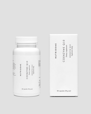 Coenzyme Q10 Capsules for a Healthy Circulatory System, Beautiful Skin and Hair Nutridome 60 pcs