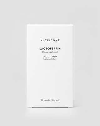 Lactoferrin for digestion, immunity and iron absorption Nutridome 60 capsules - 3