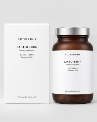 Lactoferrin for digestion, immunity and iron absorption Nutridome 60 capsules - 2
