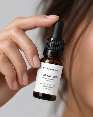 CBD oil 30% drops, broad spectrum, THC-free, with CBG and CBN, Nutridome
