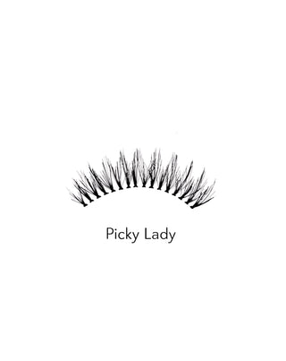Bamm!Lashes Picky Lady 2D false eyelashes for repeated use light and soft