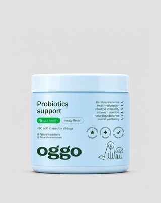 Bacillus velezensis Probiotic for Dogs for Digestion, Gut and Immunity Oggo 180 g