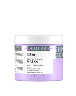 Revitalizing Hair Mask for Dyed Hair with Blackberry and Plum Extracts so!flow - 1