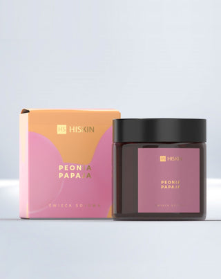 Natural Soy Wax Scented Candle with Peony and Papaya Scent HiSkin Home - 1