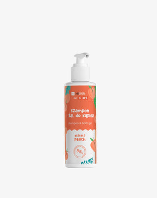 2-in-1 Hair and Body Wash for Children with Peach Scent HiSkin - 1