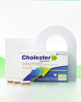 GardenPharm Cholester capsules helping to maintain cholesterol at a normal level