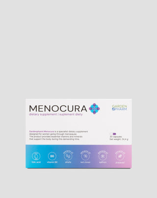 Dietary supplement to relieve menopause symptoms Menocura Gardenpharm 30 capsules