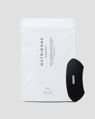 Lip patches against snoring made of natural bamboo silk Nutridome 30 pcs. - 1