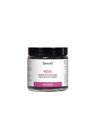 Charcoal Activated Face Cleansing Paste for Combination, Oily, and Acne-Prone Skin Iossi - 1