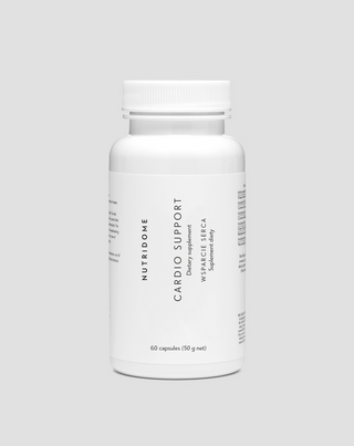 Heart and circulation support supplement with coenzyme Q10, hawthorn, thiamine and vitamin C Nutridome, 60 capsules - 1