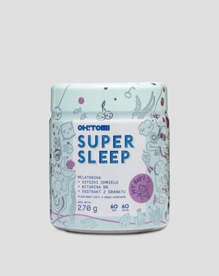 Oh!Tomi Supersleep cherry-flavoured melatonin gummies for sleep with vitamins for children and adults 60 pcs - 1