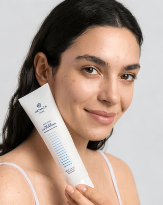 Face peeling for acne-prone skin with niacinamide, panthenol, BHA, and microbeads Anti-Acne Orphica Clinic 100 ml - 3